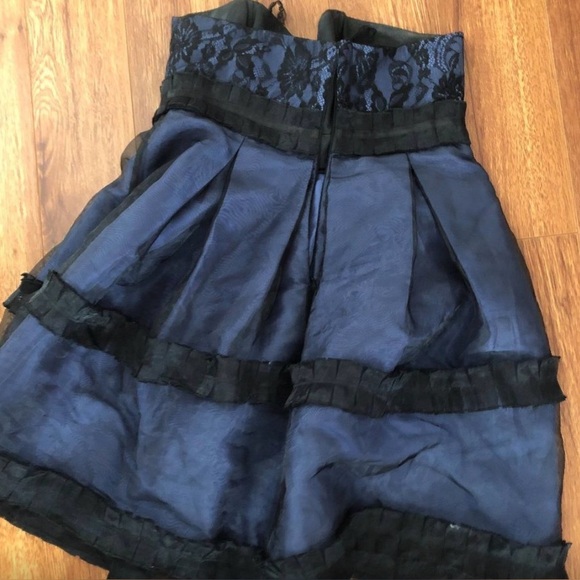 BCBGeneration Blue and Black Mini Dress - Picture 2 of 5